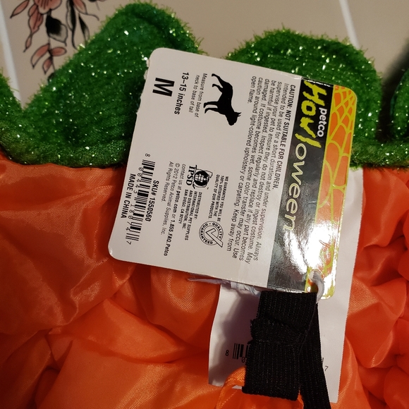 DOG COSTUME PUMPKIN - Picture 9 of 12